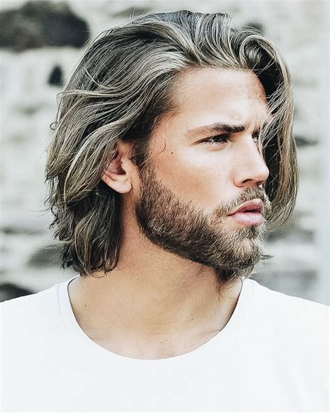 male hair medium length